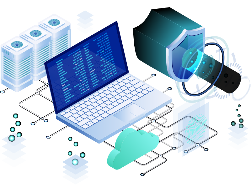 illustration of computer