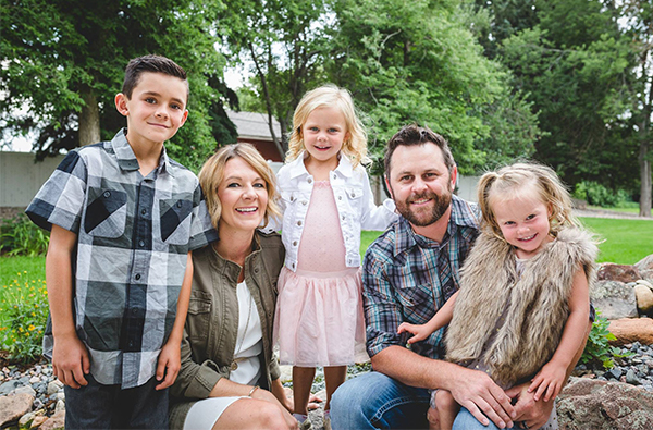 Family Photo of Brian Prach with his wife and kids